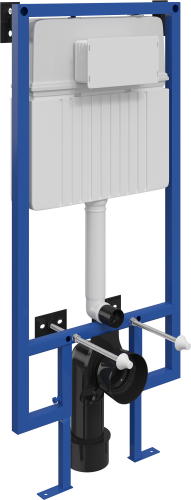 Комплект Унитаз подвесной Aqueduto Ovo OVO0140 безободковый, с микролифтом, черный матовый + Инсталляция STWORKI + Кнопка Хельсинки 500470 белая в Батайске